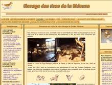 Tablet Screenshot of elevage-de-la-bidouze.net